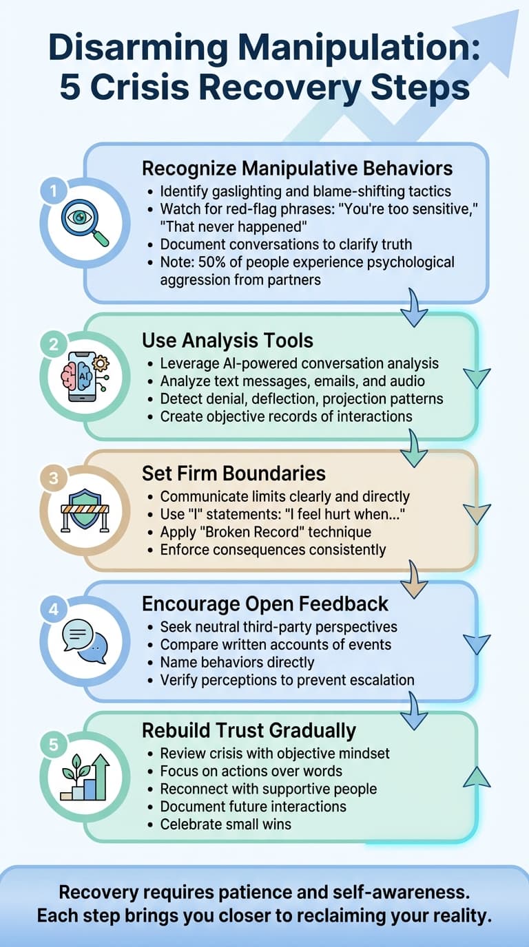 5 Steps to Recover from Manipulation and Gaslighting