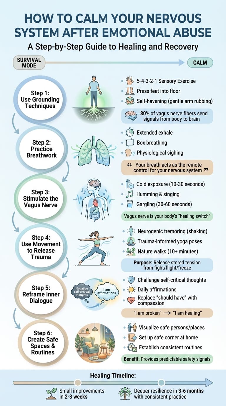 6 Steps to Calm Your Nervous System After Emotional Abuse