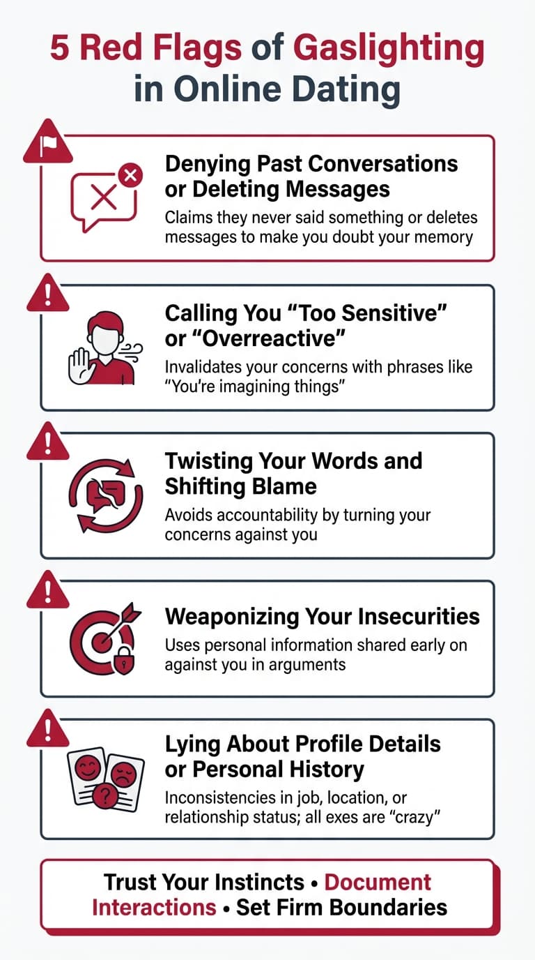 5 Red Flags of Gaslighting in Online Dating